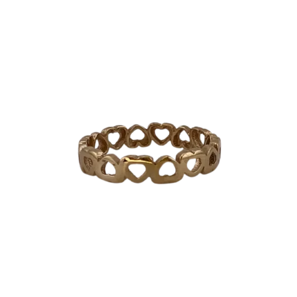 انگشتر طرح لاو کد ۰۰۱۲ ring - تصویر 2
