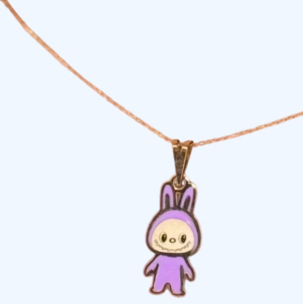 پلاک لبوبو بنفش