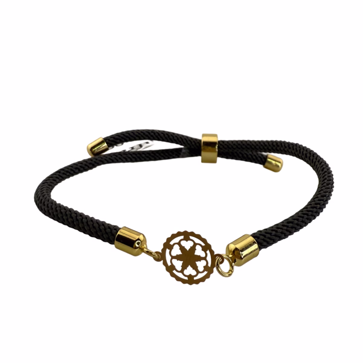 دستبند نخ طوسی تیره