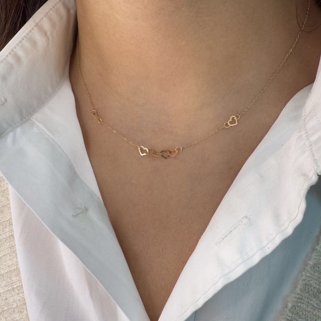 گردنبند قلبی ظریف - تصویر 2